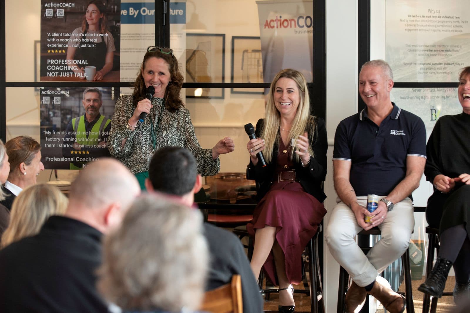 Panel discussion at the 2025 Hinton Workspace Business Expo