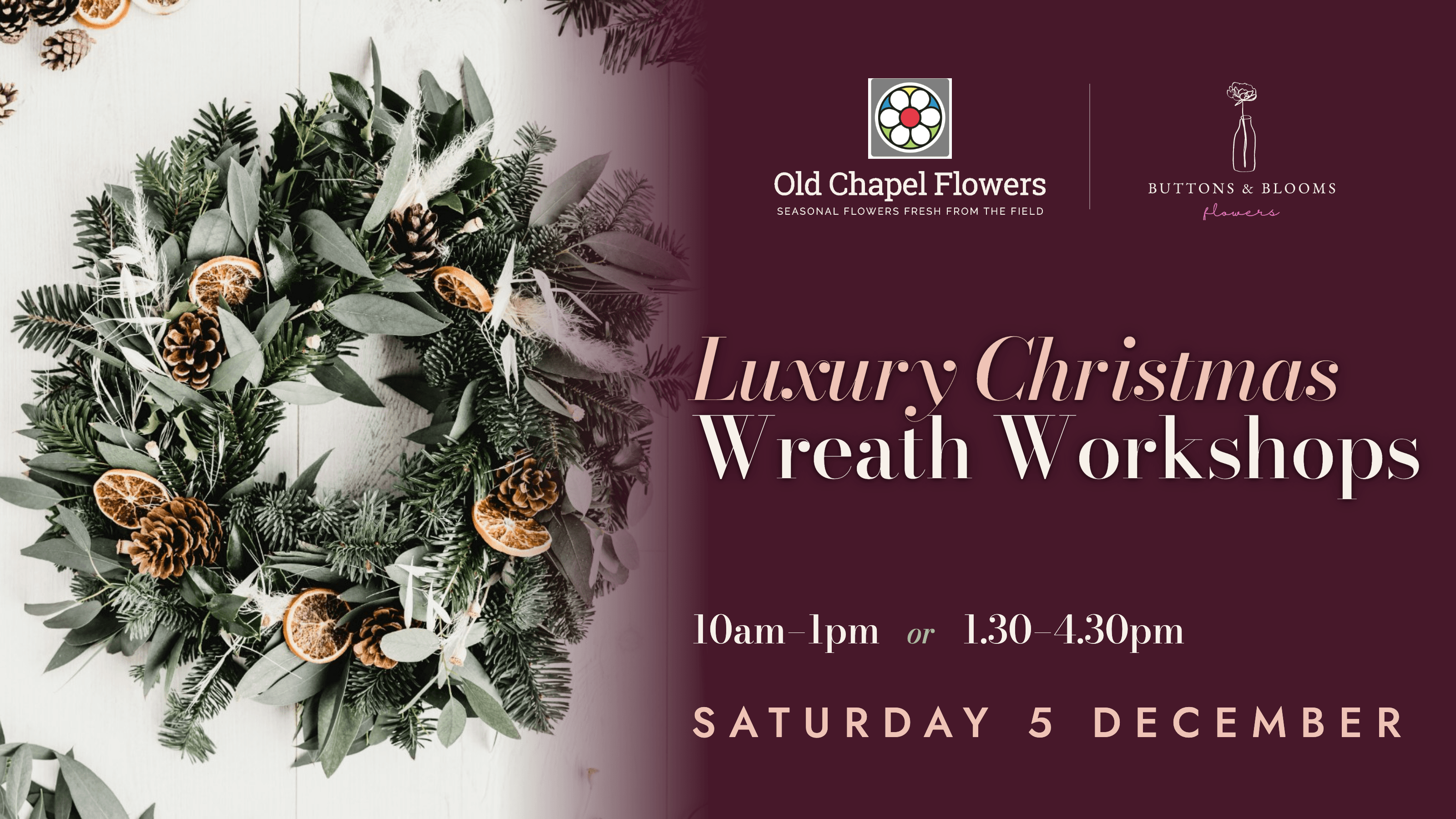 Luxury Christmas Wreath Workshop