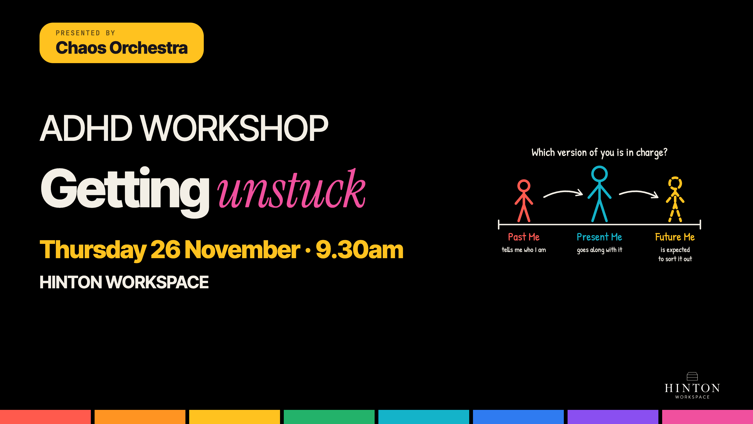 Getting Unstuck: ADHD, identity and your relationship with yourself through time